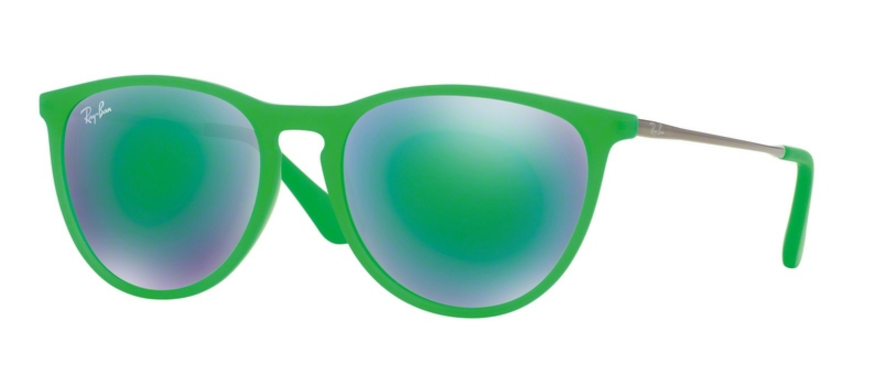 Ray-Ban Junior RJ9060S 70073R Green Fluo Trasp Rubber
